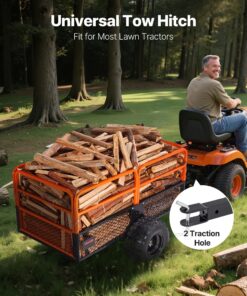 0.79m³ Tow-Behind Garden Cart for Tractor