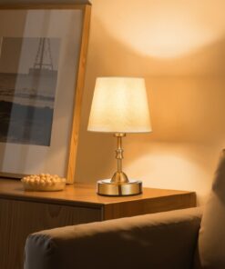 Настільна акумуляторна лампа VEVOR з тканинним абажуром