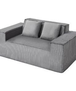 VEVOR 160 cm Corduroy Loveseat Sofa – 2-Seater