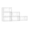 VEVOR 6 Pack Stackable Shoe Storage Boxes