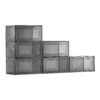 VEVOR 6 Pack Stackable Transparent Shoe Storage Boxes