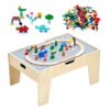 VEVOR Multi Purpose Activity Play Table with 320 Piece Set  Blocks
