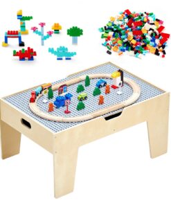 VEVOR Multi-Purpose Activity Play Table with 320-Piece Set – Blocks