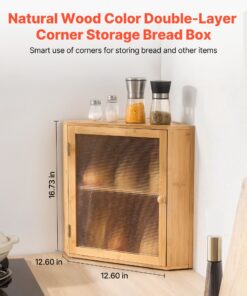 Double-Layer Kitchen Counter Organizer with Adjustable Shelf