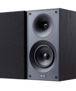 VEVOR Passive Bookshelf Speakers Pair with 5.25" Woofer