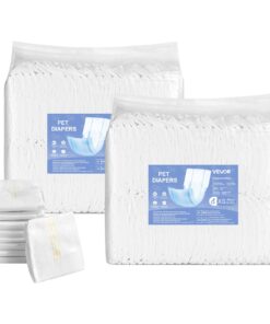 VEVOR XS Disposable Male Dog Diapers