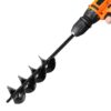 VEVOR Aia Puuri Drill Bit 80mm x 410mm Raskeveokite Spiraal Augu Kaevaja Istutamiseks