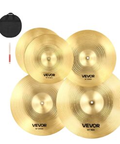 VEVOR 4-Piece Drum Cymbal Set – 35cm Hi-Hats