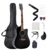VEVOR 104 cm Cutaway Acoustic Guitar Starter Kit for Adults