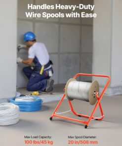 Вмещает катушки длиной до 50 см