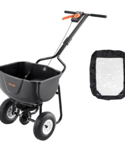 VEVOR Walk-Behind Broadcast Spreader 27kg Capacity
