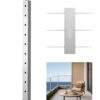VEVOR 91x25x5 cm Stainless Steel Cable Railing Post