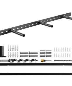 VEVOR 1-Pack 863.6 mm Heavy-Duty Concealed Floating Shelf Bracket – Steel