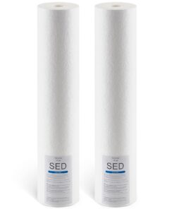 VEVOR 5-Micron Sediment Water Filter Cartridge 11.4 x 50.8 cm