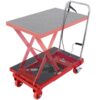 VEVOR Manual Hydraulic Lift Table Cart