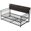 VEVOR Twin Size Metal Daybed with Trundle