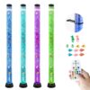 VEVOR 151 cm Sensory Bubble Tube Lamp with 16 Color LED  Remote  Calming Aquarium Light for Autism