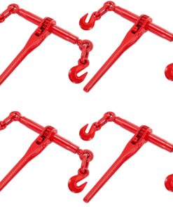 4x Heavy-Duty Ratchet Chain Binders 9.5–12.7mm
