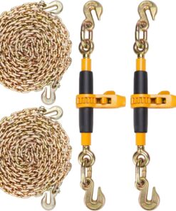 Ratchet Chain Load Binder Set with 8 mm G80 Chains