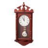 VEVOR Vintage Grandfather Pendulum Wall Clock 59 cm Cherry Wood with Silent Quartz Movement
