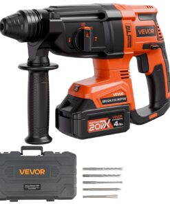 VEVOR 20V SDS-Plus Cordless Rotary Hammer Drill Kit with Brushless Motor