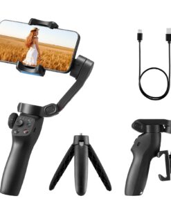 VEVOR 3-Axis Foldable Smartphone Gimbal Stabilizer with Face Tracking
