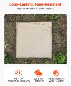 39,4x39,4 см бежевый погодоустойчивый открытый тротуар с кольями