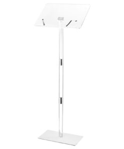 VEVOR Acrylic Podium Stand with Adjustable Tilt