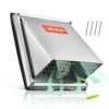 VEVOR Wall Vent Cover 145 mm Stainless Steel with Mesh