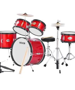VEVOR 5-Piece Junior Drum Set for Kids Aged 6–13 with 40 cm Bass Drum