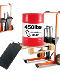 VEVOR Manual Material Lift Stacker 205kg Capacity