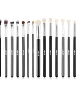 VEVOR 15-Piece Professional Makeup Brush Set with Soft Synthetic Bristles for Foundation