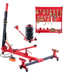 VEVOR 6T Auto Body Frame Puller with 3T Airbag Jack & Tool Kit – Car Chassis Straightener for Vehicle Collision Repair