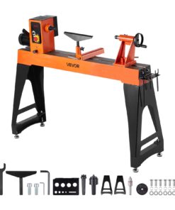 VEVOR Woodworking Lathe 1500W 457x1020mm Variable Speed 0–3200 RPM