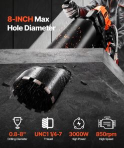 200-миллиметровая сверлильная машина по бетону