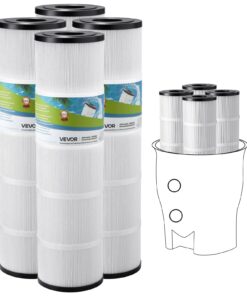 VEVOR 4 x 9.75 m² Hot Tub & Pool Filter Cartridge