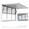 VEVOR 152x92 cm Food Truck Concession Window with Vertical Sliding Glass