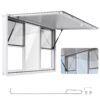 VEVOR 152x92 cm Food Truck Concession Window with Awning