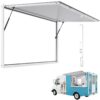 VEVOR 188x102 cm Aluminum Food Truck Serving Window with Lock