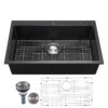 VEVOR 84 cm Granite Composite Kitchen Sink
