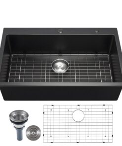 VEVOR 84 cm Granite Composite Kitchen Sink