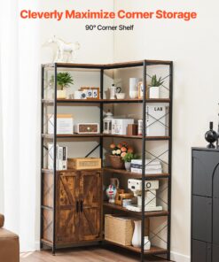 Adjustable MDF & Metal Bookcase