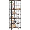 VEVOR 7 Tier L Shaped Corner Bookshelf