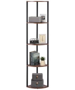 VEVOR 5-Tier LED Corner Shelf