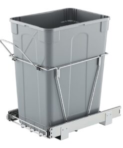 VEVOR Pull-Out 33L Under Cabinet Kitchen Trash Bin – Sliding Waste Container with Handle