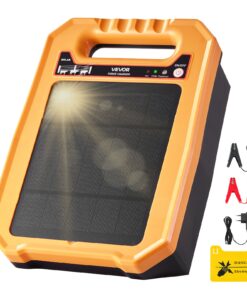 VEVOR Solar Electric Fence Energizer 0.3J
