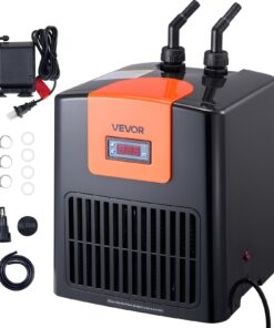 High-Efficiency 0.1 HP Aquarium Water Chiller for Tanks up to 200L – Titanium Coil