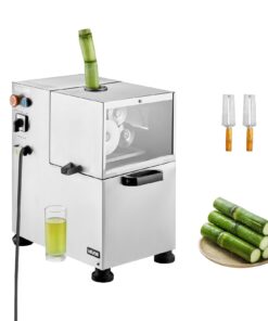 VEVOR 800W Commercial Sugar Cane Juicer with 4 Rollers