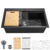 VEVOR 84 cm Granite Composite Kitchen Sink