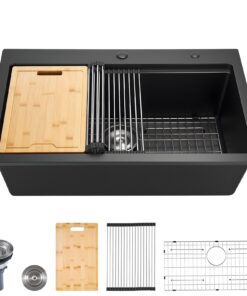 VEVOR 84 cm Granite Composite Kitchen Sink